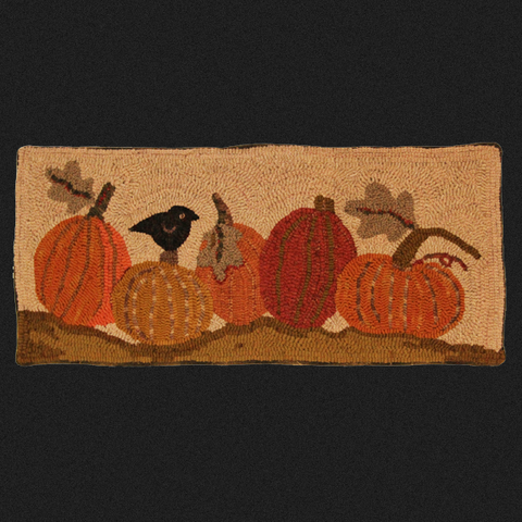 Pumpkin Runner Rug Pattern