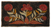 Primitive Spiral Flower French Box Rug Kit or Pattern